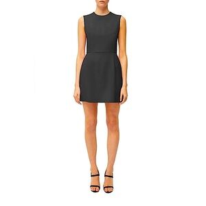 French Connection Black Sleeveless High Neck Dress NWTS Size 2
